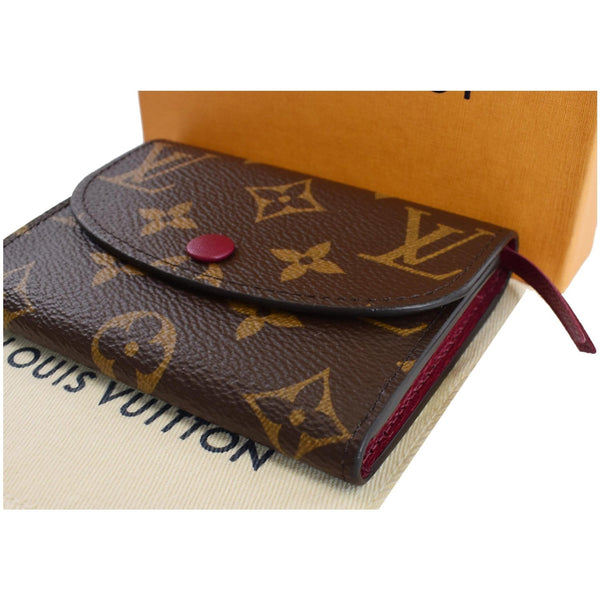 LOUIS VUITTON Rosalie Monogram Canvas Coin Purse Brown