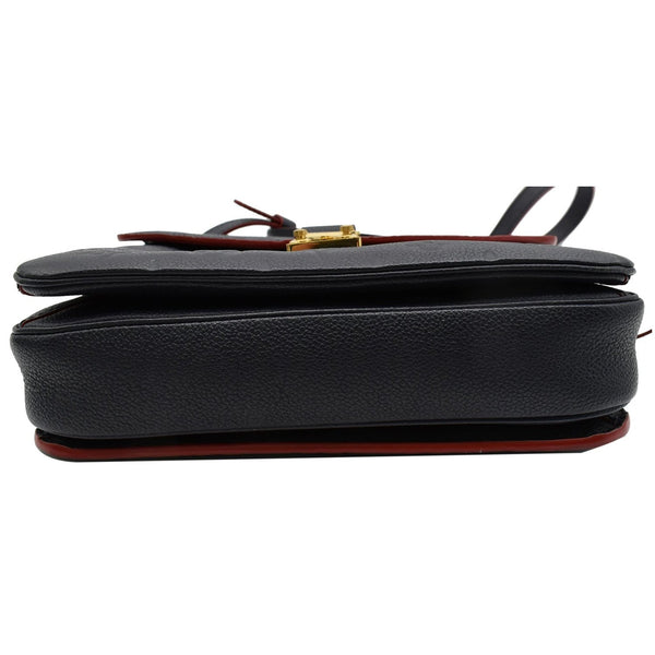 LOUIS VUITTON Metis Pochette Empreinte Leather Crossbody Bag Navy Blue