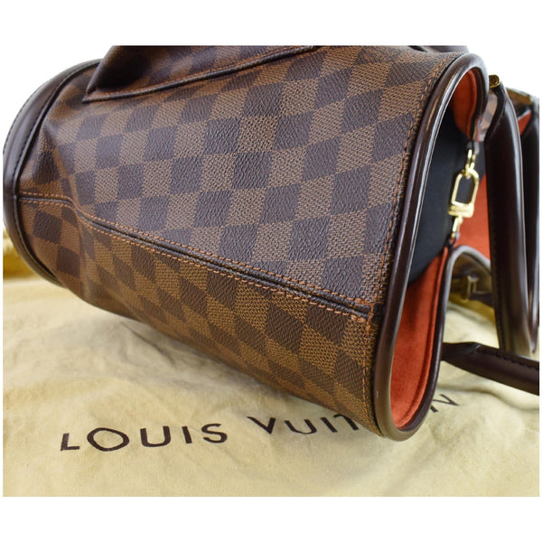 LOUIS VUITTON Manosque GM Damier Ebene Tote Bag Brown