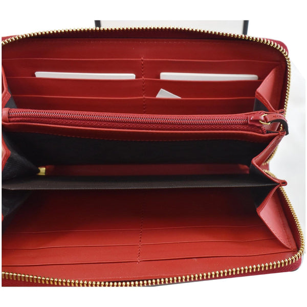 GUCCI Mystic Cat GG Supreme Zip Around Wallet Beige 499382