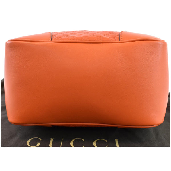 GUCCI Small Bree GG Guccissima Leather Crossbody Bag Orange 449241