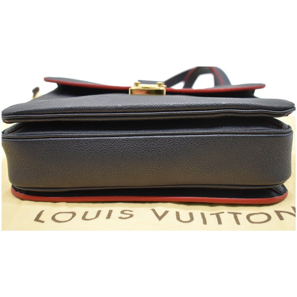 LOUIS VUITTON Metis Pochette Empreinte Leather Crossbody Bag Blue