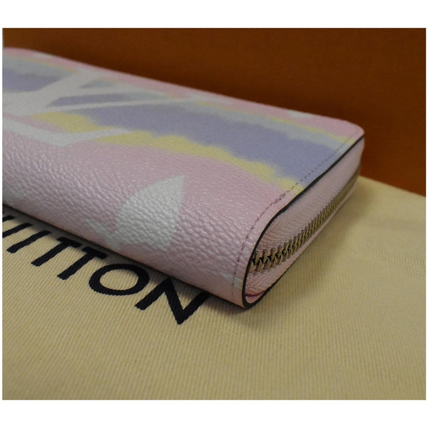 LOUIS VUITTON Escale Monogram Coated Canvas Zippy Wallet Pastel