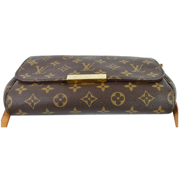 LOUIS VUITTON Favorite MM Monogram Canvas Crossbody Bag Brown