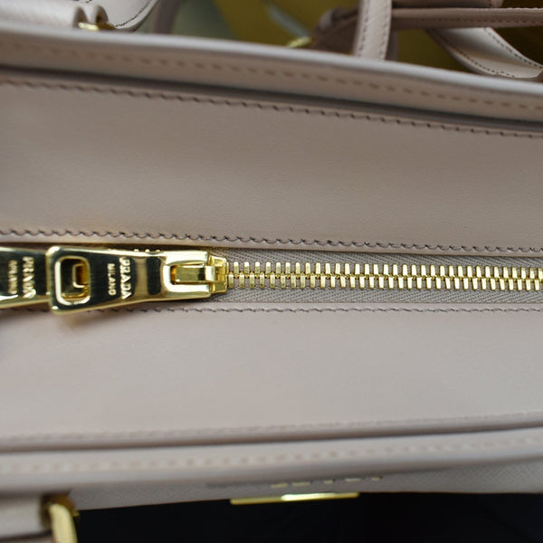 Prada Lux Metropolis Saffiano Leather Tote Bag Cipria