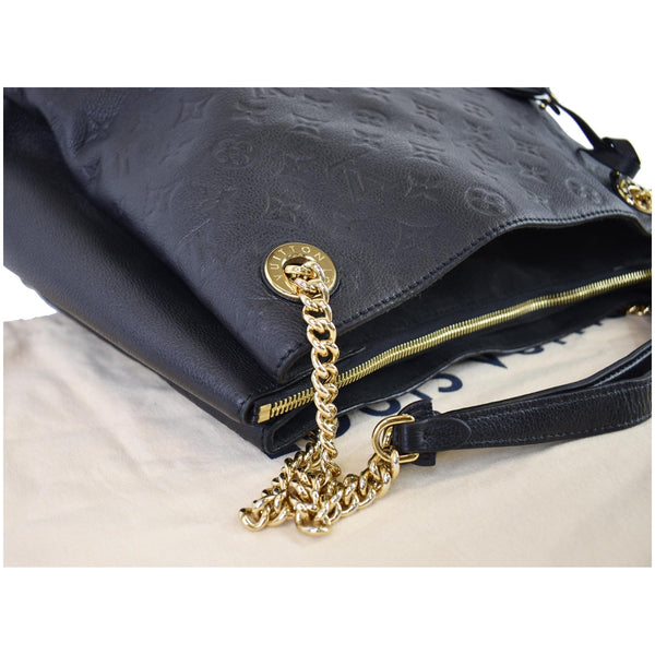 LOUIS VUITTON Surene MM Empreinte Leather Shoulder Bag Black