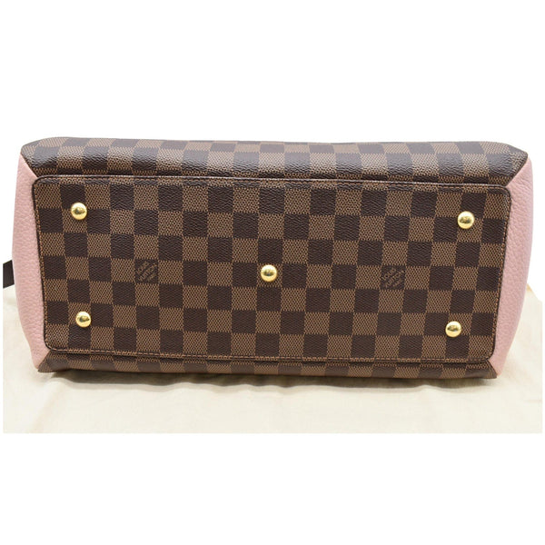 LOUIS VUITTON Normandy Damier Ebene Shoulder Bag Brown/Magnolia