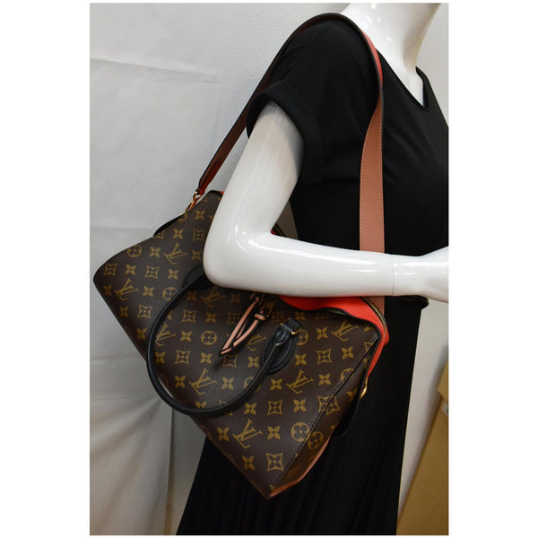 Louis Vuitton Tuileries Monogram Canvas Tote Shoulder Bag