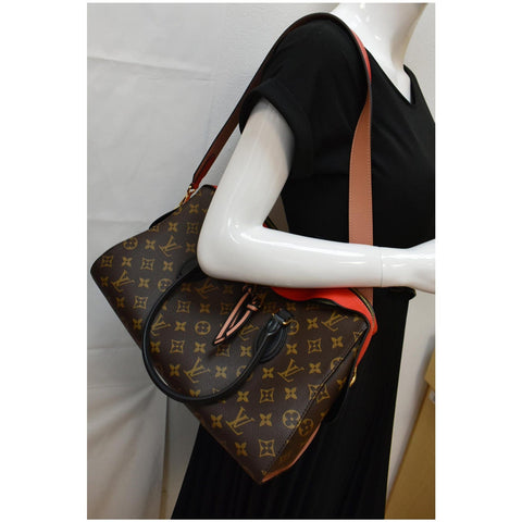 Louis Vuitton Tuileries Monogram Canvas Tote Shoulder Bag