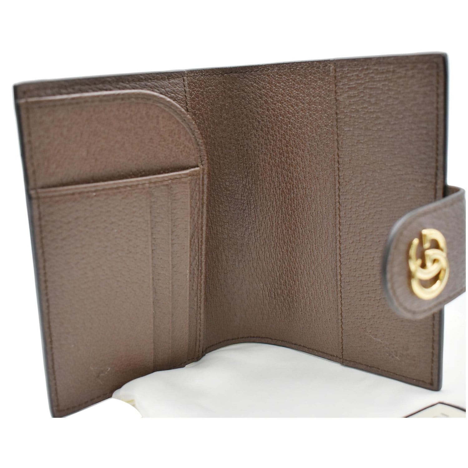 GUCCI GG Supreme Monogram Web Ophidia Zip Around Card Case Wallet Beige New  Acero 1252433
