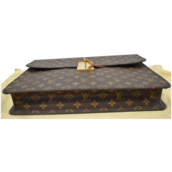 Louis Vuitton Laguito Monogram Canvas Briefcase Bag - bottom side