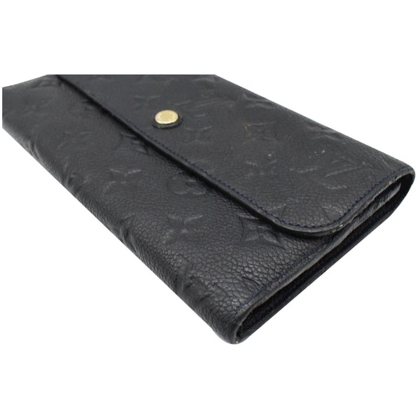 LOUIS VUITTON Virtuose Empreinte Leather Trifold Wallet Black