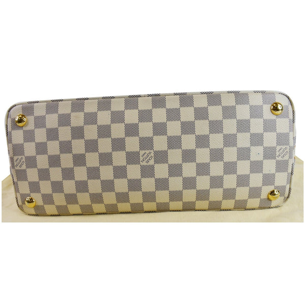 LOUIS VUITTON Calvi Damier Azur Shoulder Bag White