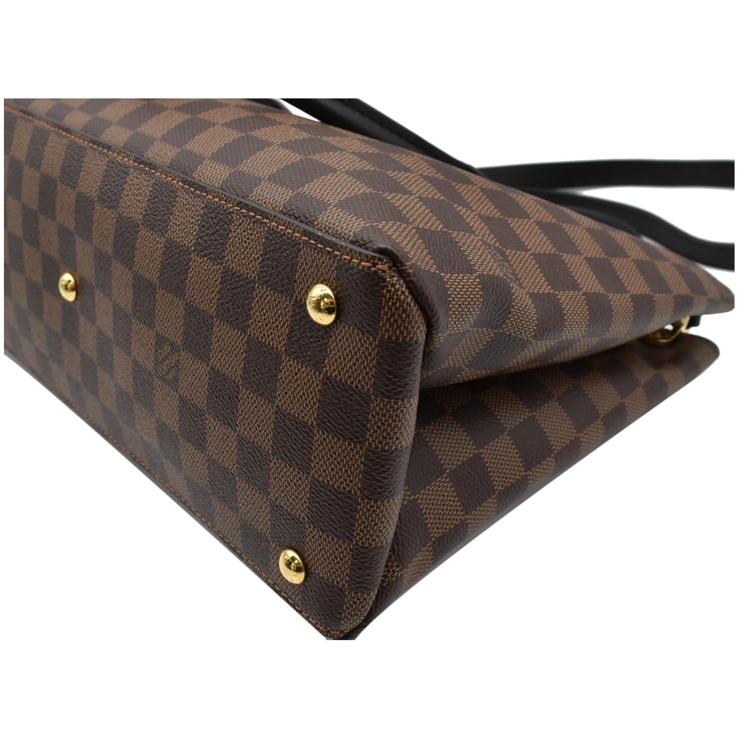 Louis Vuitton Riverside Damier Ebene Satchel Shoulder Bag Brown Black –  Gaby's Bags