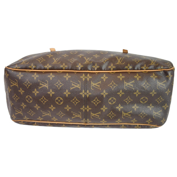 Louis Vuitton Delightful GM Monogram Canvas Satchel Bag - flat bottom