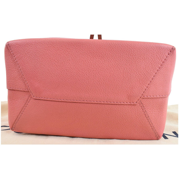 LOUIS VUITTON Lockme Calfskin Leather Backpack Salmon