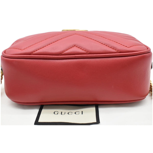 Gucci GG Marmont Matelasse Mini Leather Crossbody Bag