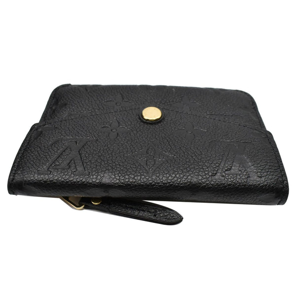 LOUIS VUITTON Key Pouch Empreinte Leather Wallet Noir