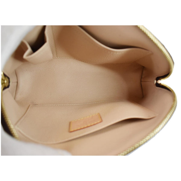 LOUIS VUITTON Monogram Canvas Cosmetic Pouch Brown