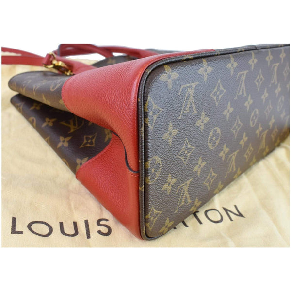 Louis Vuitton Flandrin Monogram Canvas Tote Bag close corner look