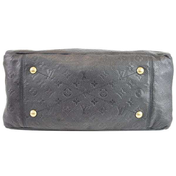 LOUIS VUITTON Artsy MM Empreinte Leather Shoulder Bag Navy