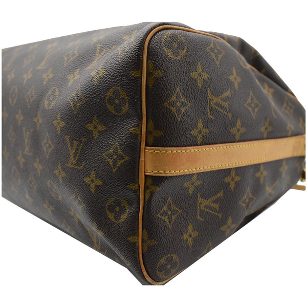 LOUIS VUITTON Speedy 35 Bandouliere Monogram Canvas Shoulder Bag Brown
