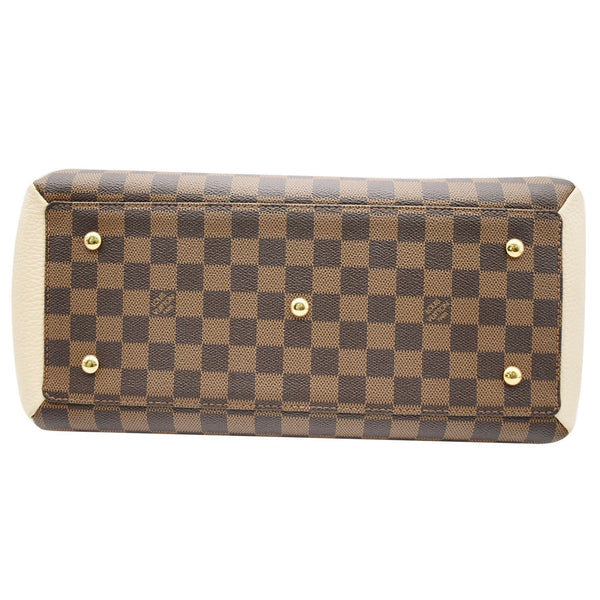 LOUIS VUITTON Normandy Damier Ebene Shoulder Bag Brown