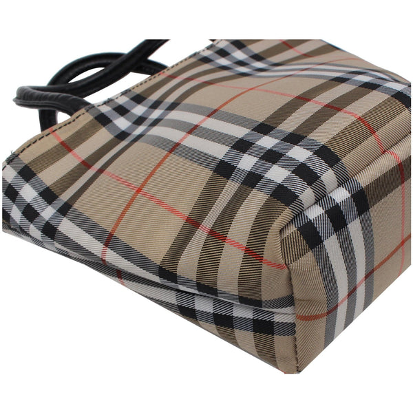 Burberry Mini Nova Check Canvas Tote Bag - Dallas Handbags