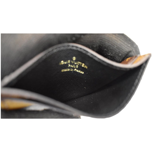 LOUIS VUITTON Monogram Reverse Canvas Card Holder Brown