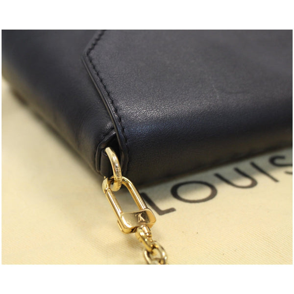 Louis Vuitton Love Note Calfskin Leather Shoulder Bag gold chain