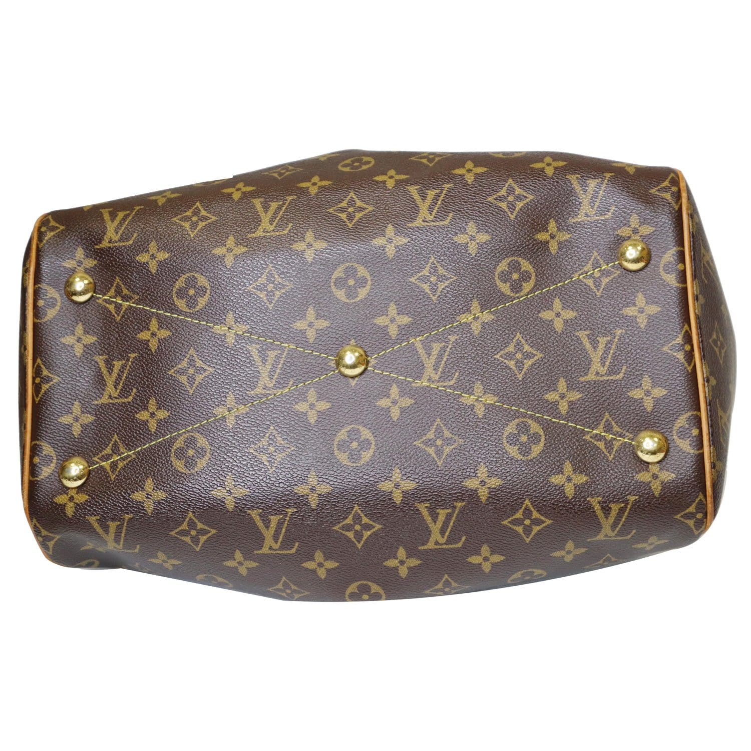 Tivoli leather handbag Louis Vuitton Brown in Leather - 34774404