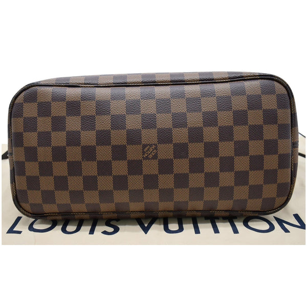 Louis Vuitton Neverfull MM Damier Ebene Tote Bag bottom preview