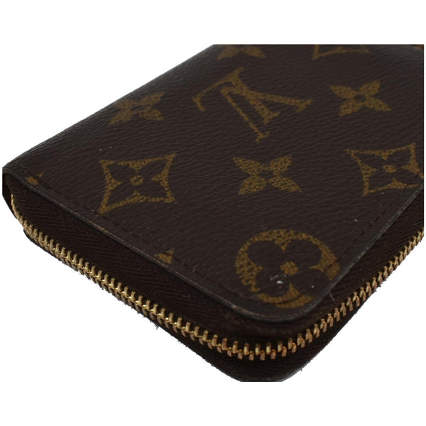 LOUIS VUITTON Monogram Canvas Zippy Coin Purse Brown