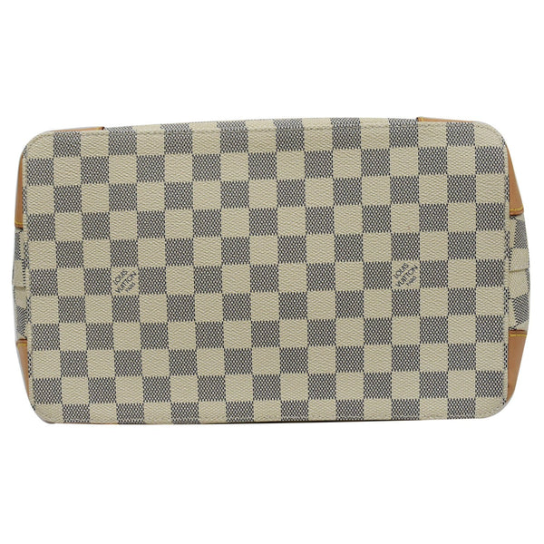 LOUIS VUITTON  Hampstead PM Damier Azur Shoulder Bag White