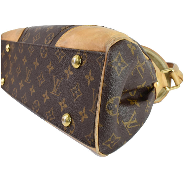 Louis Vuitton Beverly MM Monogram Canvas Shoulder Bag - brown corner