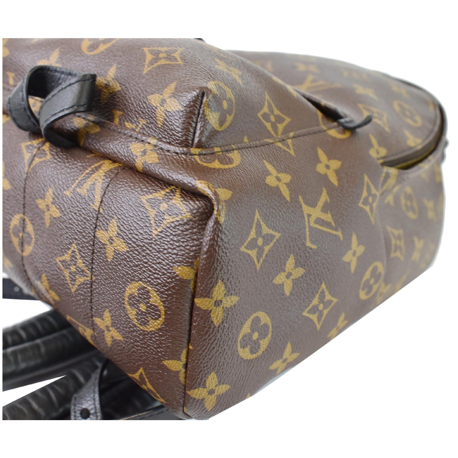 Palm springs cloth backpack Louis Vuitton Brown in Cloth - 24970208
