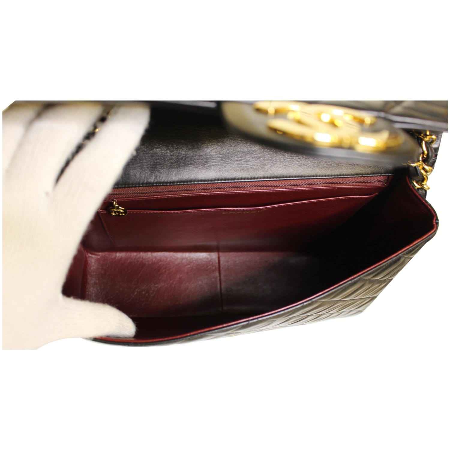 CHANEL Classic Flap XL Maxi Jumbo Quilted Lambskin Shoulder Bag Black