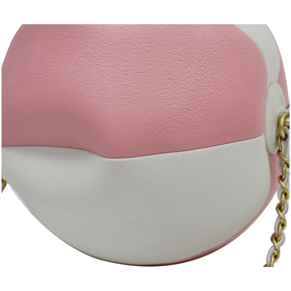 CHANEL 1685-Beach Ball Small Calfskin Leather Shoulder Bag Pink