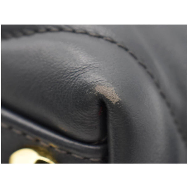 YVES SAINT LAURENT Medium Loulou Matelasse Leather Chain Shoulder Bag Dark Smog