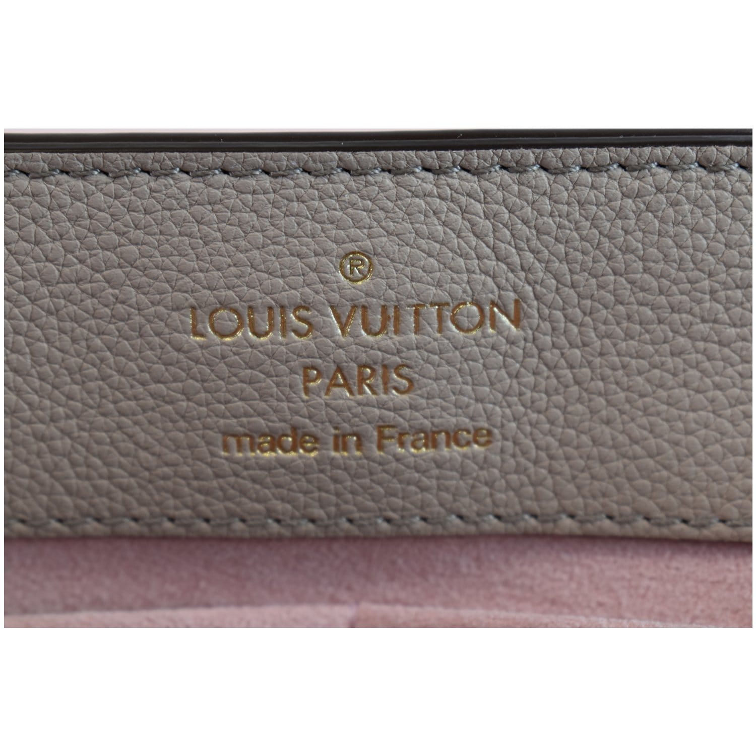 Louis Vuitton Greige Soft Calfskin Lockme Ever MM, myGemma