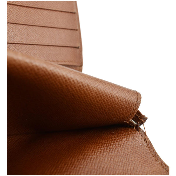 LOUIS VUITTON Sarah Monogram Canvas Wallet Brown