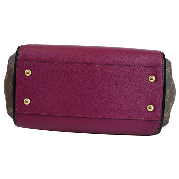 LOUIS VUITTON Kimono Monogram Calfskin Tote Bag Brown/Magenta