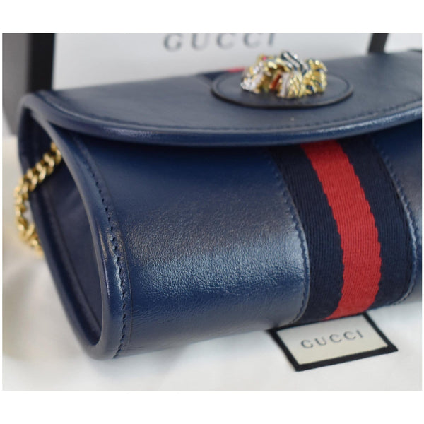 Gucci Rajah Mini Leather Shoulder Bag close preview