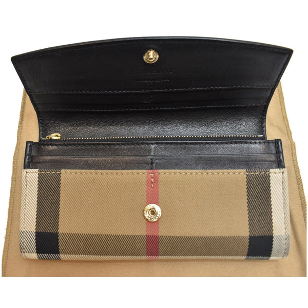 Burberry Porter Continental Wallet - opened preview | DDH
