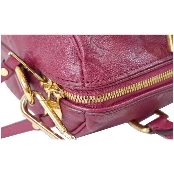 LOUIS VUITTON Speedy 25 Bandouliere Empreinte Leather Shoulder Bag Purple