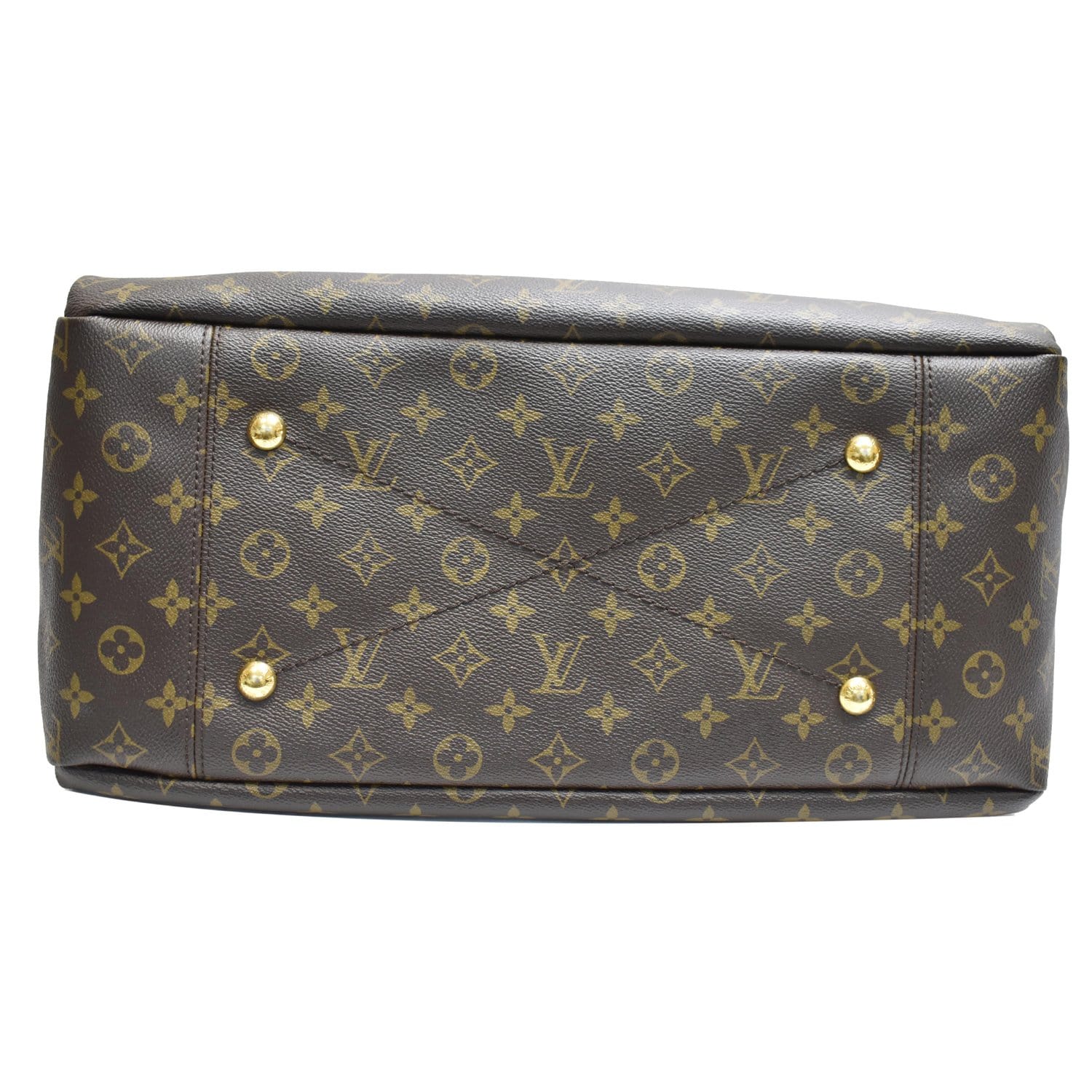 Artsy cloth handbag Louis Vuitton Brown in Cloth - 32609851