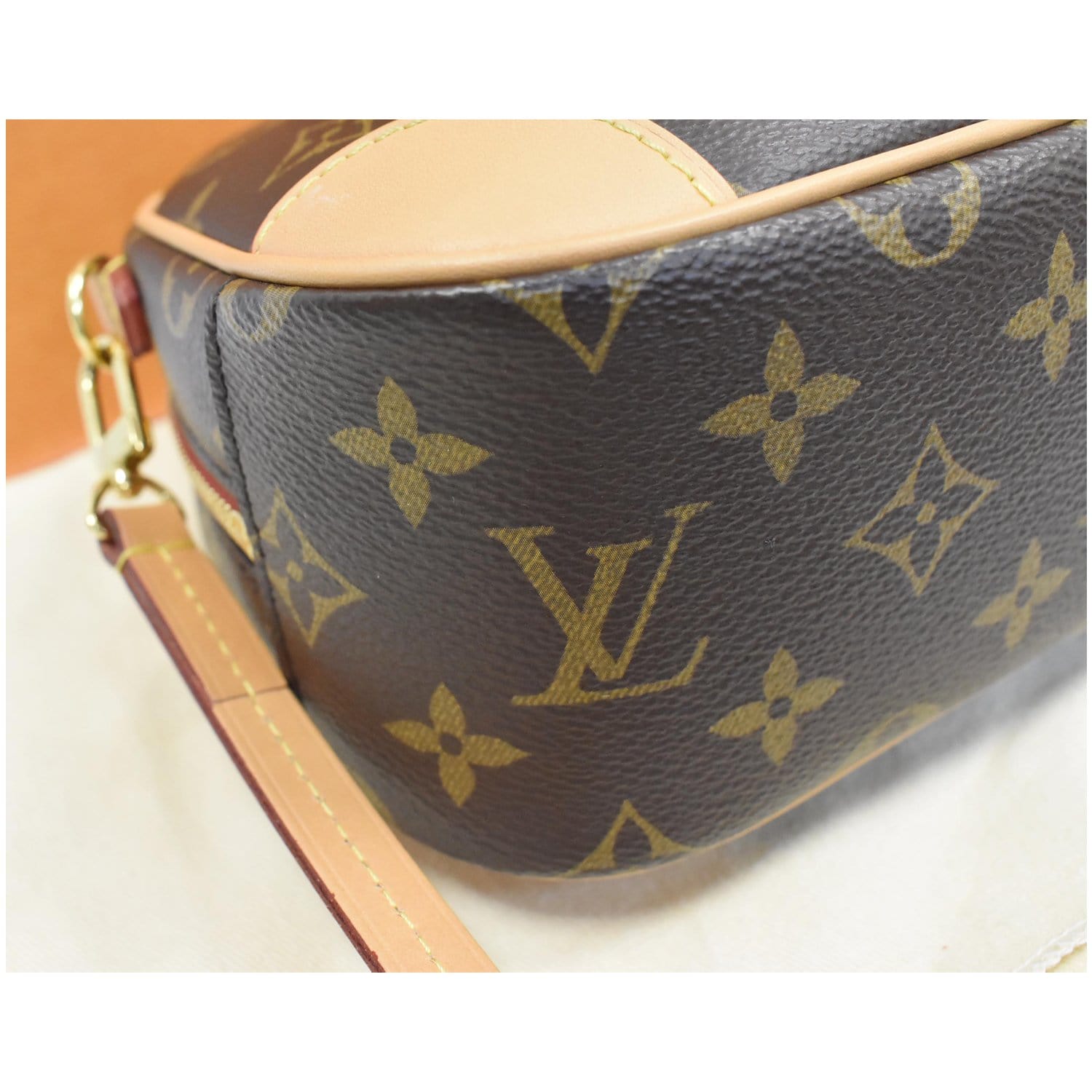 Louis Vuitton Black Jacquard Since 1854 Deauville Mini Camera Bag