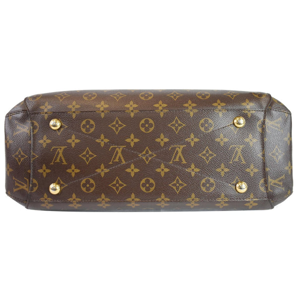 bottom view lv Montaigne GM Monogram Canvas Shoulder Bag