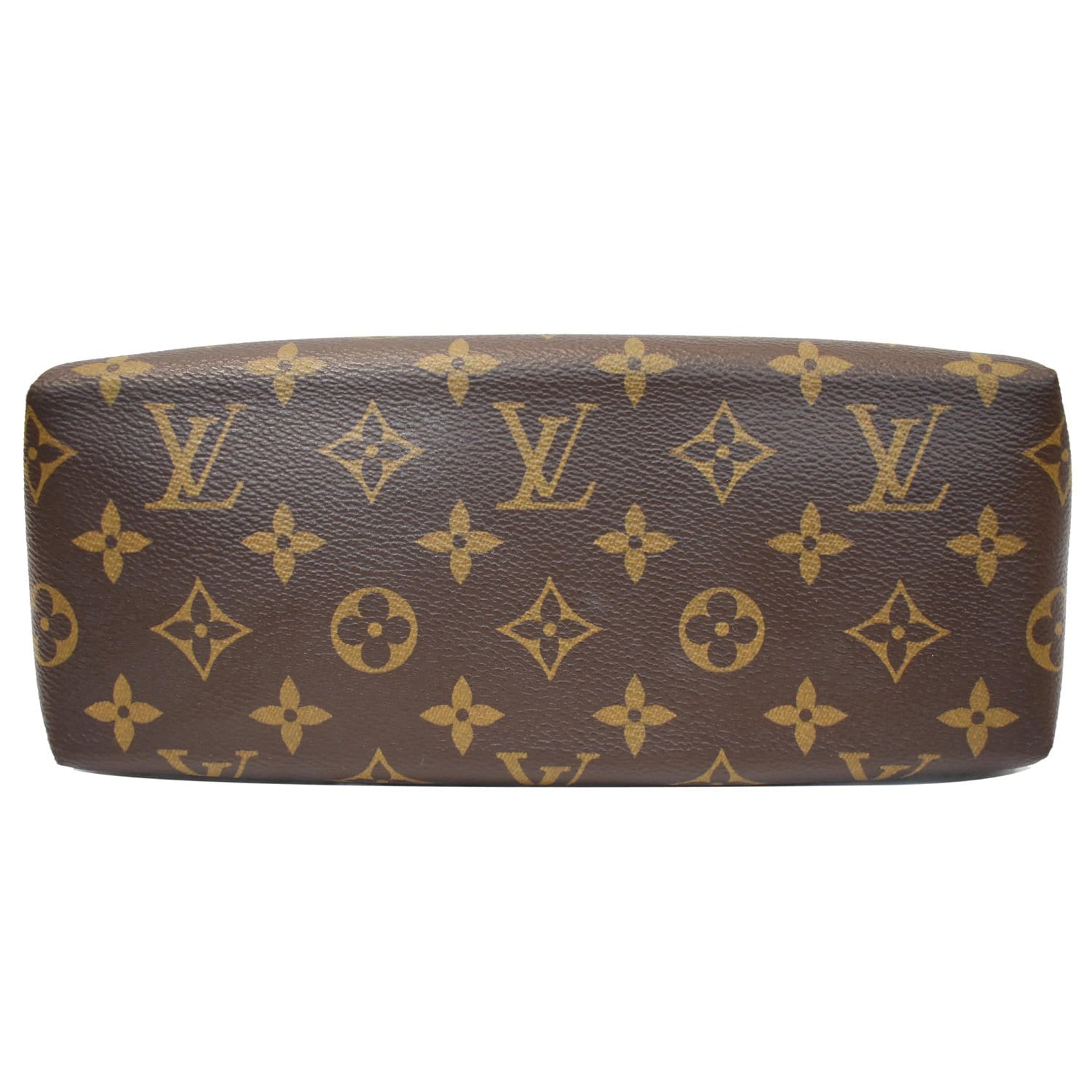 Authenticated Louis Vuitton Monogram Pallas Beauty Case Brown Canvas Vanity  Bag