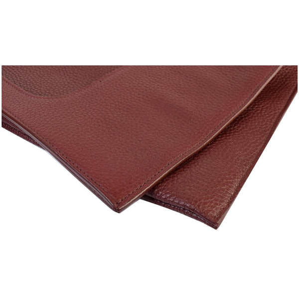 TOM FORD Alix Padlock Zip Fold-over Leather Shoulder Bag Red